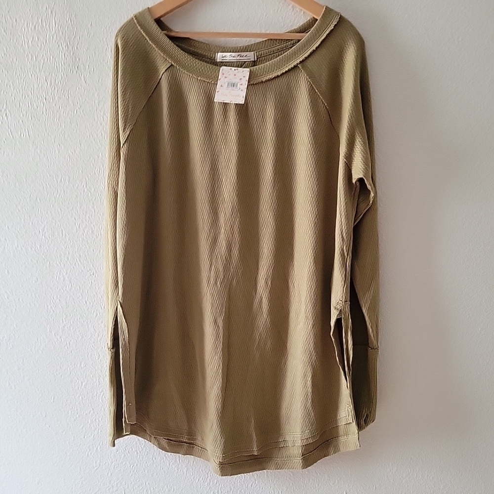 FREE PEOPLE SNOWY SUNSTONE THERMAL Sz Medium - Picture 5 of 13
